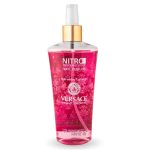 بادی اسپلش نیترو وان زنانه رایحه ورساچه صورتی-برایت کریستال- Versace Bright Crystal حجم 250 میلی لیتر
