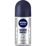 مام رول ضد تعریق مردانه نیوا سیلور پروتکت حجم Nivea Silver Protect For Men Deodorant