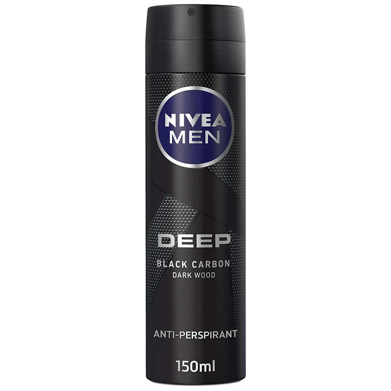 اسپری ضد تعریق مردانه نیوآ سری deep مدل Black Carbon dark wood