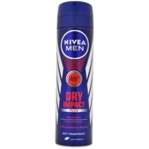 سپری مردانه پودری نیوا درای ایمپکت پلاس ا Niva Dry impact plus deo spray