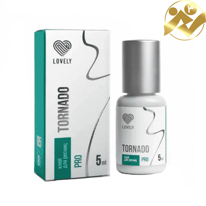 چسب مژه تورنادو لاولی/Tornado Lovely eyelash glue