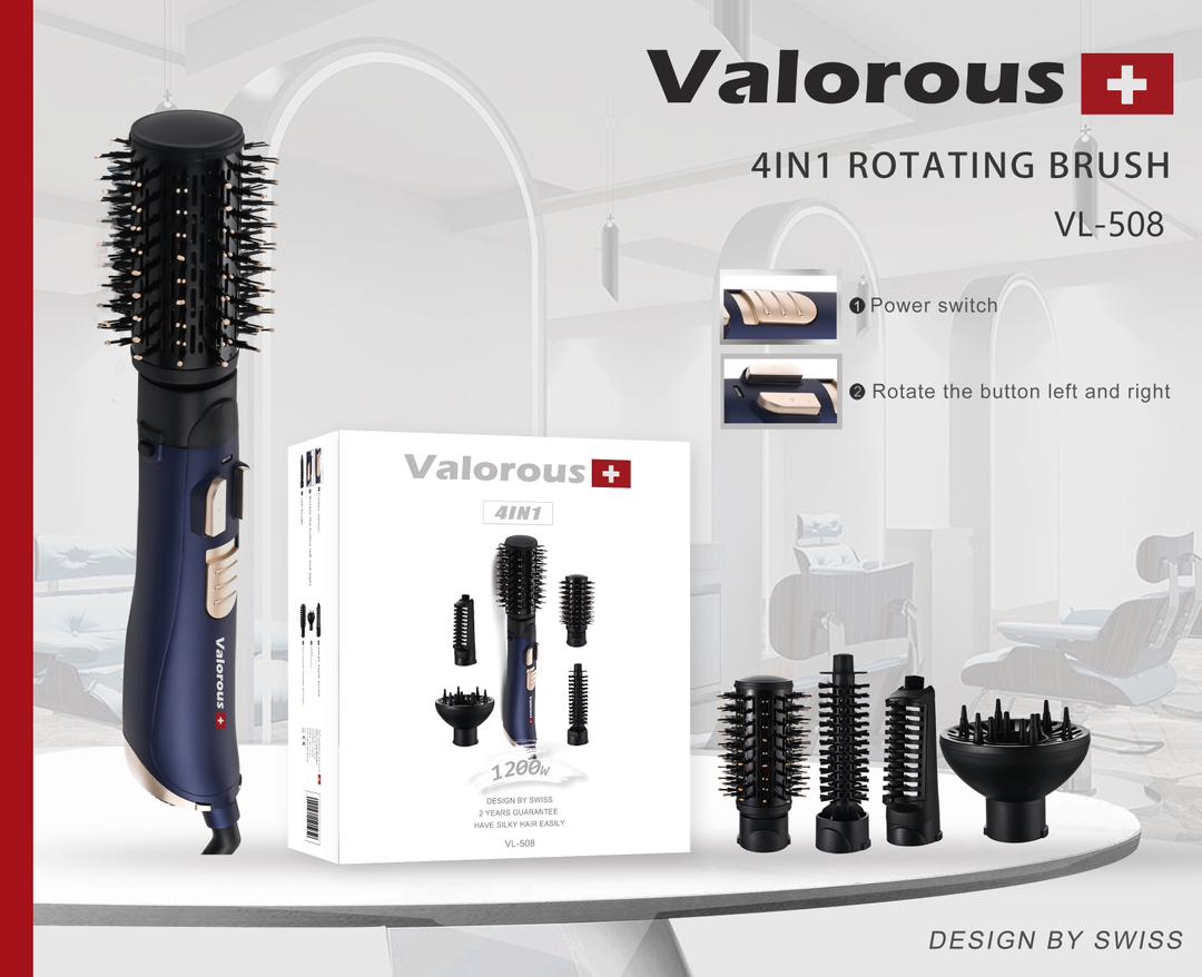 سشوار چرخی ولروس (Valorous (5IN1سوییسی مدل VL 508