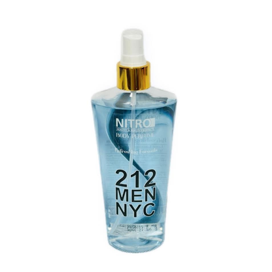 بادی اسپلش نیترو رایحه 212 مردانه/Body Splash Nitro fragrance 212 for men