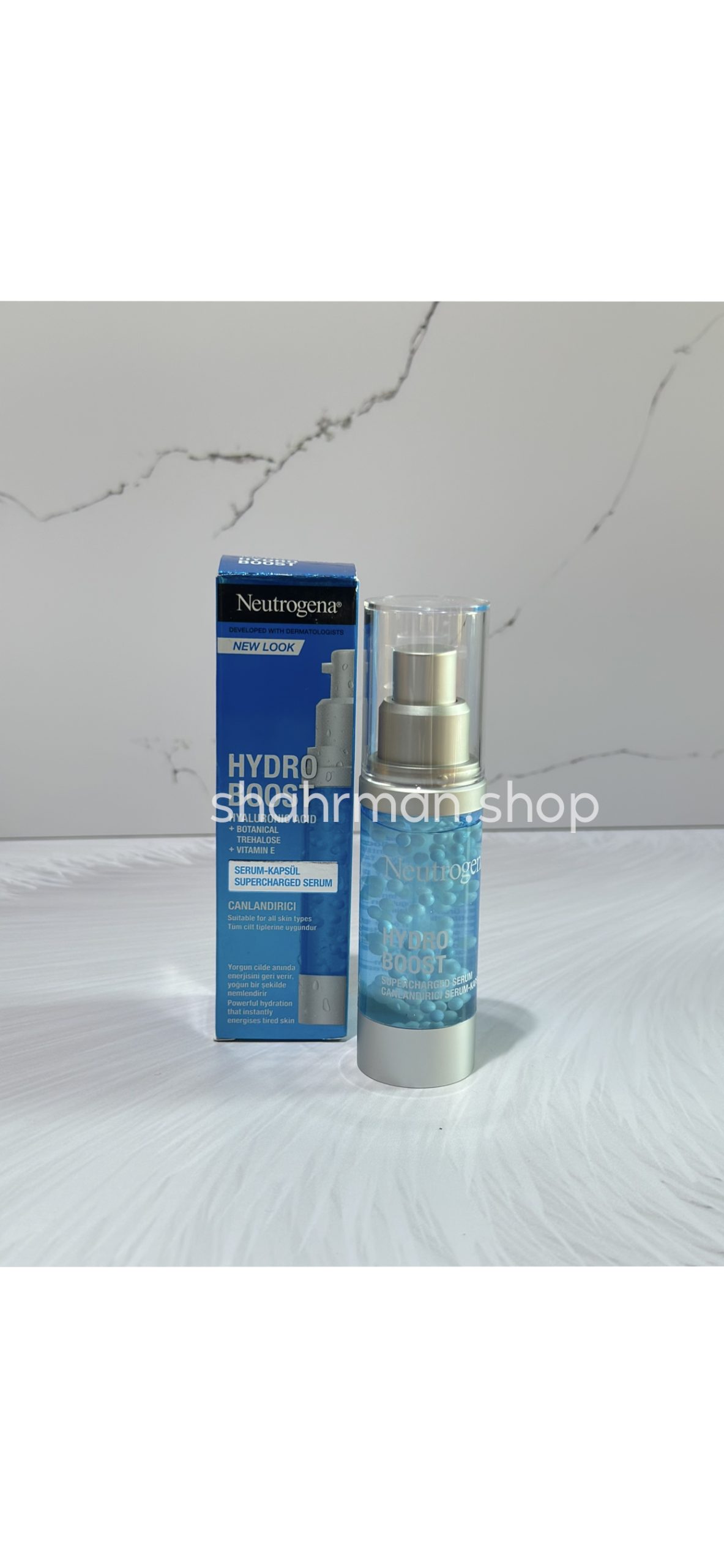 سرم پوست نوتروژینا مدل هیدرو بوست/Neutrogena skin serum model Hydro Boost volume 30 ml