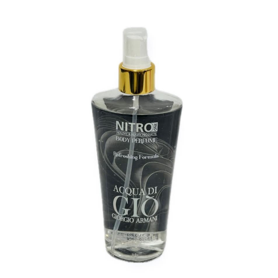 بادی اسپلش مردانه نیترو مدل آکوا دی جیو/Body splash nitro model acqua di gio giorgio armani
