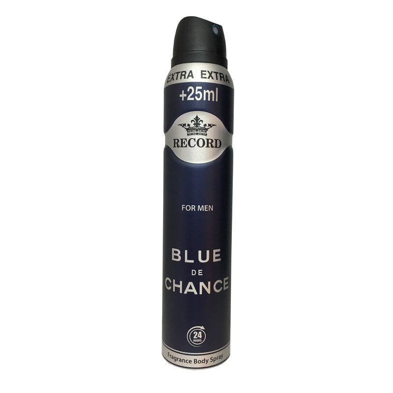 اسپری خوشبو کننده مردانه رکورد رایحه بلو شنل /RECORD men's deodorant spray, Blue Chanel scent