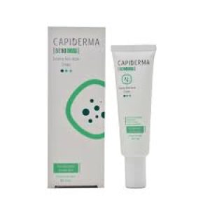 کرم ضد جوش قوی سبوکپ کپیدرما مناسب پوست چرب و جوش دار/Capiderma-Sebo-Cap-Anti-Acne-Cream