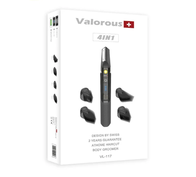 ماشین اصلاح موی بدن و صورت ولروس سری Swiss مدل VL 117/Valorous Body And Face Hair Trimmer Swiss VL 117