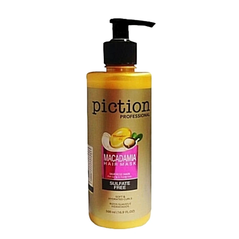 ماسک مو پیکشن مدل ماکادمیا حجم 500 میلی لیتر/Macadamia Model Piction Hair Mask 500 ml